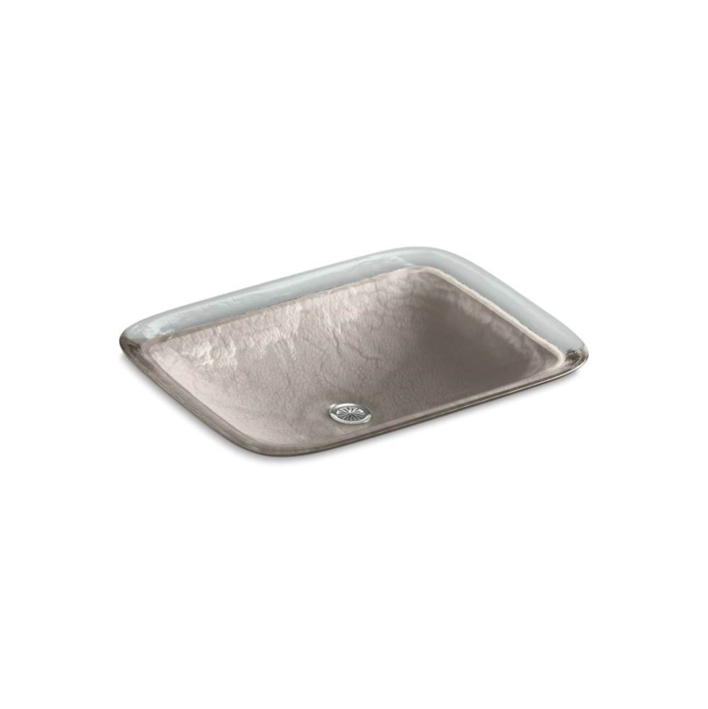Inia® 20-3/4'' rectangular drop-in bathroom sink, no overflow