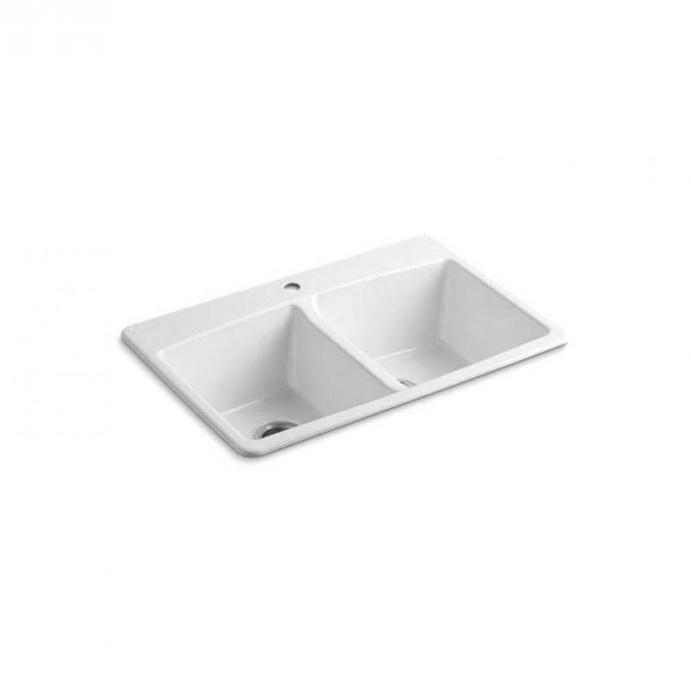 Brookfield™ 33'' top-mount double-bowl kitchen sink