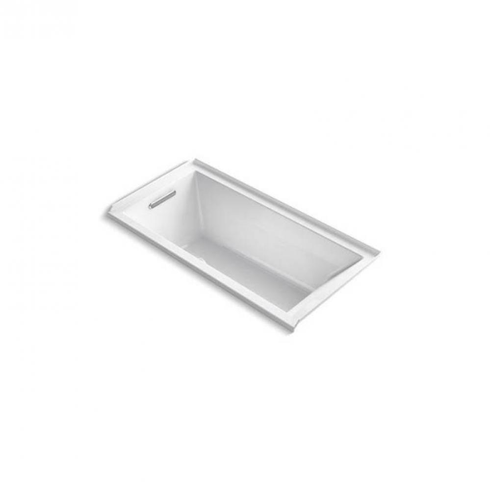 Underscore® 60'' x 30'' alcove bath with Bask® heated surface, left