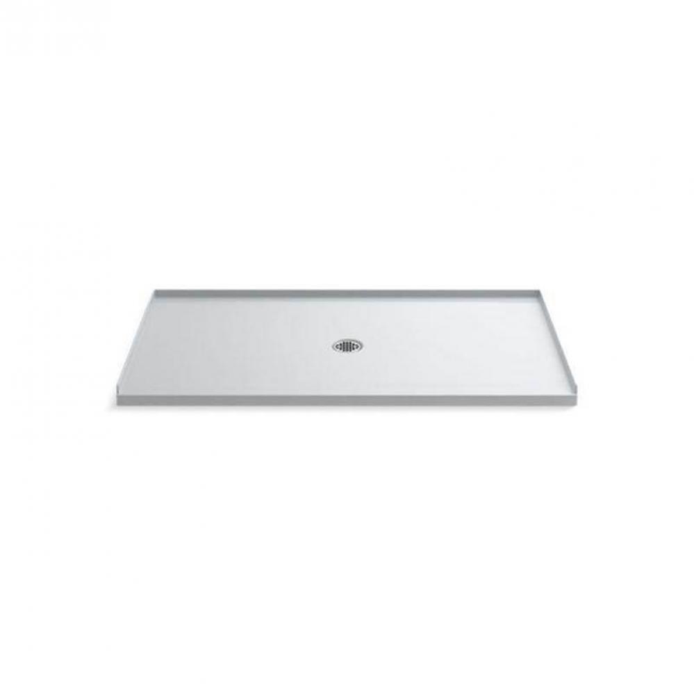 Ballast® 66'' x 36'' alcove shower base, center drain