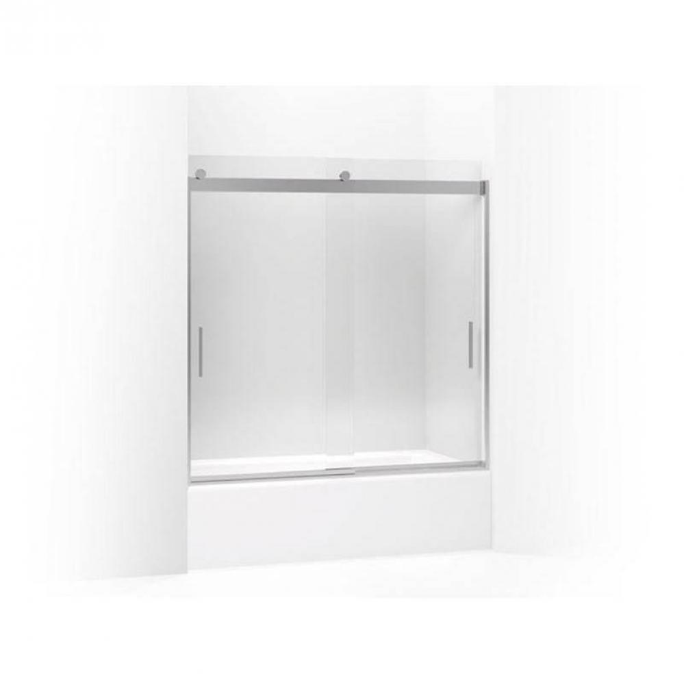 Levity® Sliding bath door, 59-3/4'' H x 56-5/8 - 59-5/8'' W, with 1/4&apo