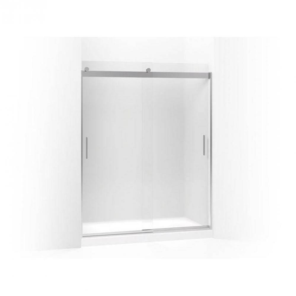 Levity® Sliding shower door, 74'' H x 56-5/8 - 59-5/8'' W, with 1/4'