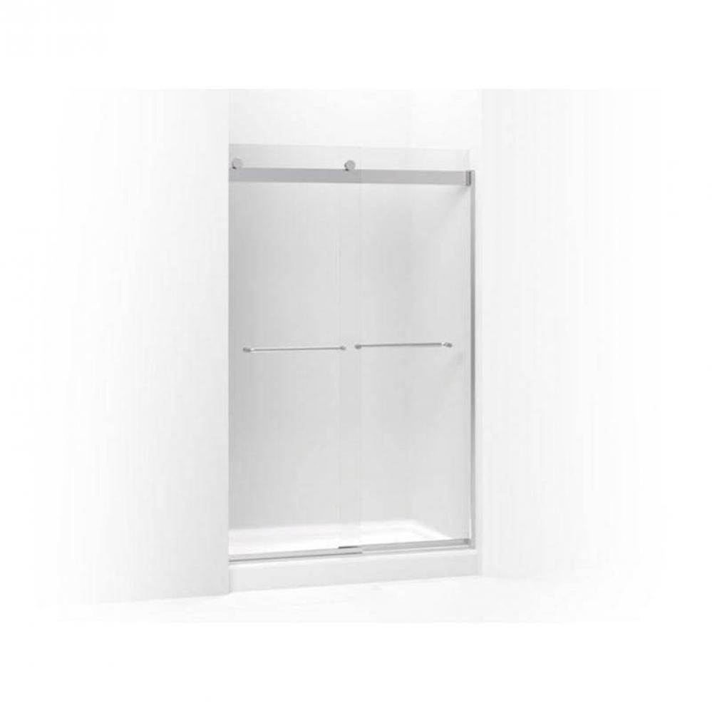 Levity® Sliding shower door, 74'' H x 44-5/8 - 47-5/8'' W, with 1/4'