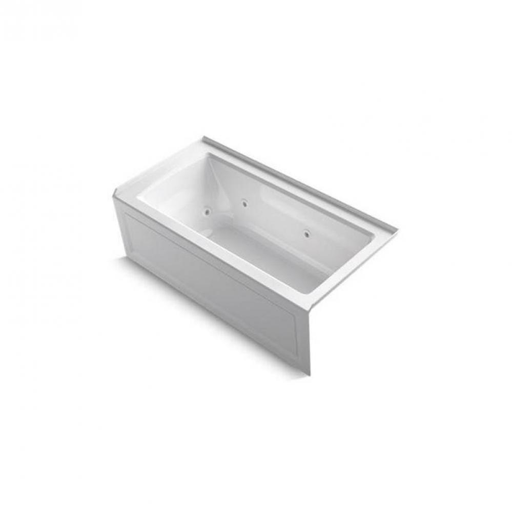 Archer® 60'' x 30'' alcove whirlpool bath, right drain