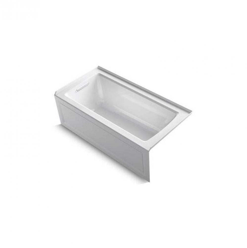 Archer® 60'' x 30'' alcove bath, left drain