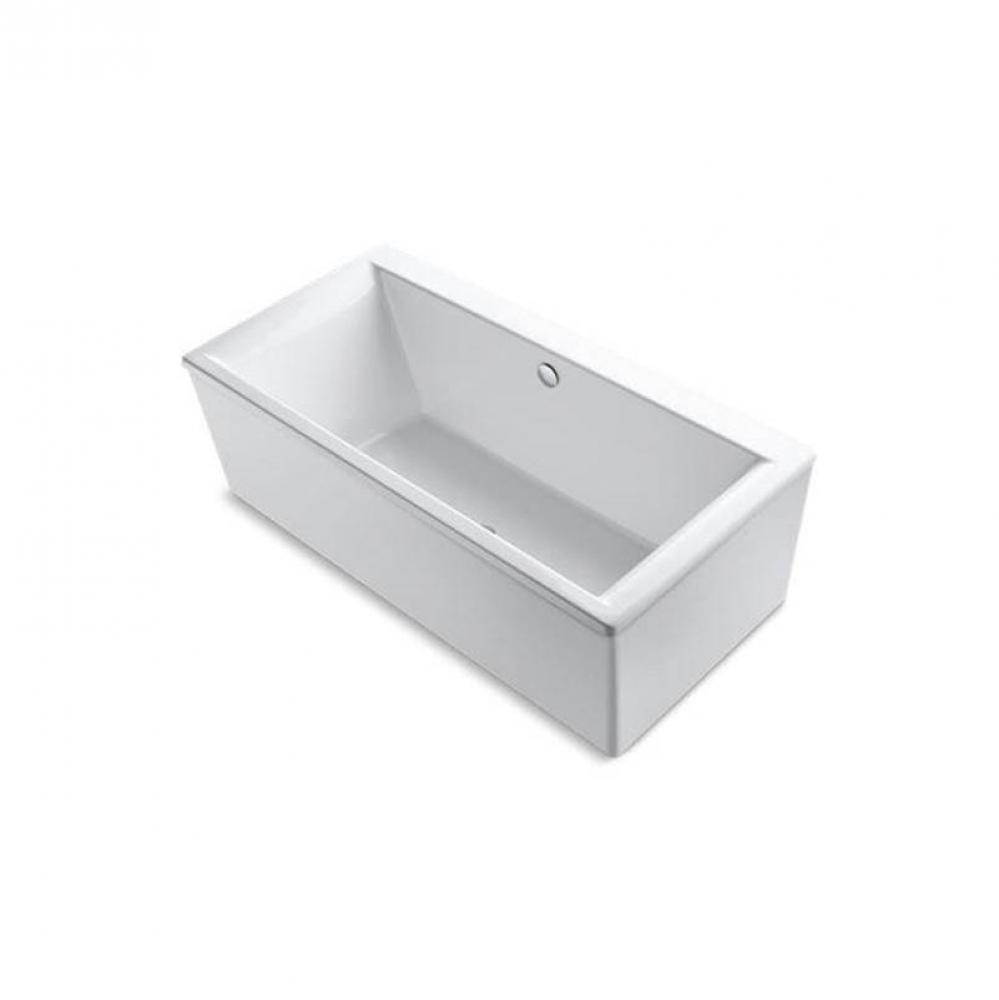 Stargaze® 72'' x 36'' freestanding bath with straight shroud