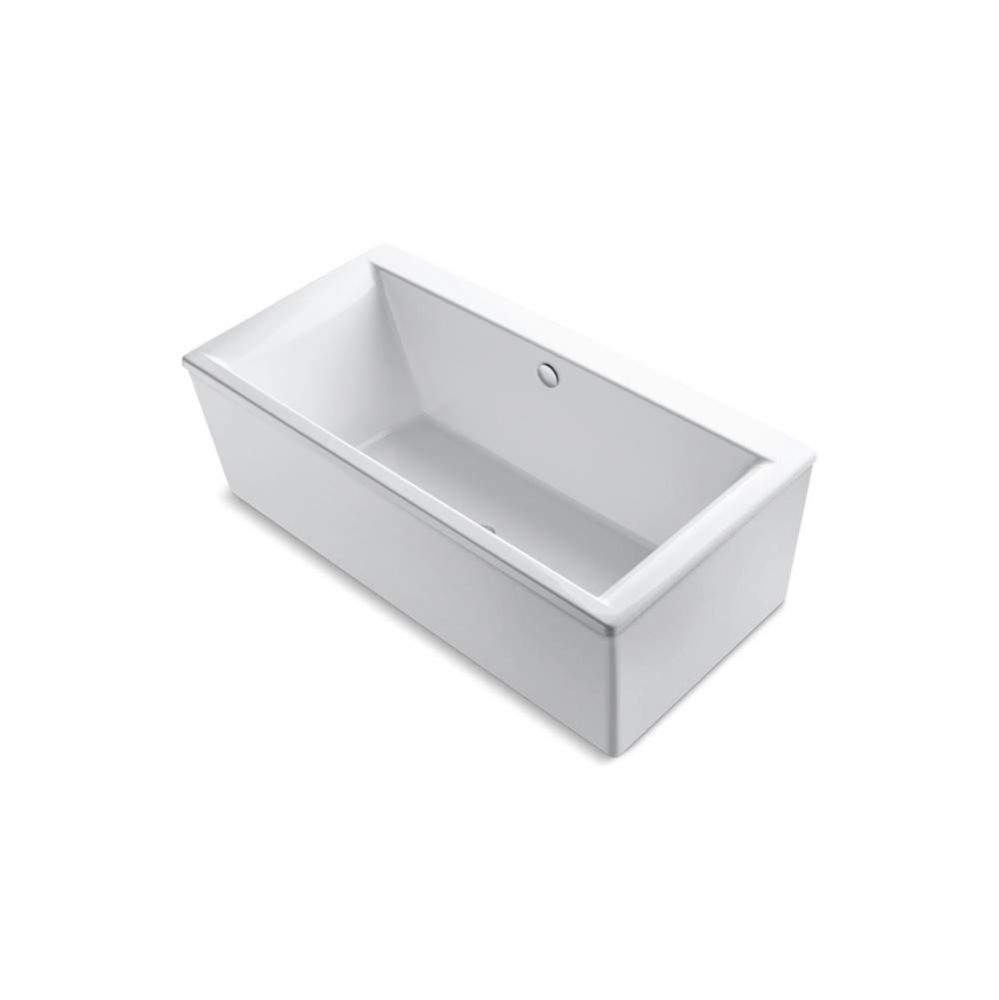 Stargaze® 72'' x 36'' freestanding bath with straight shroud
