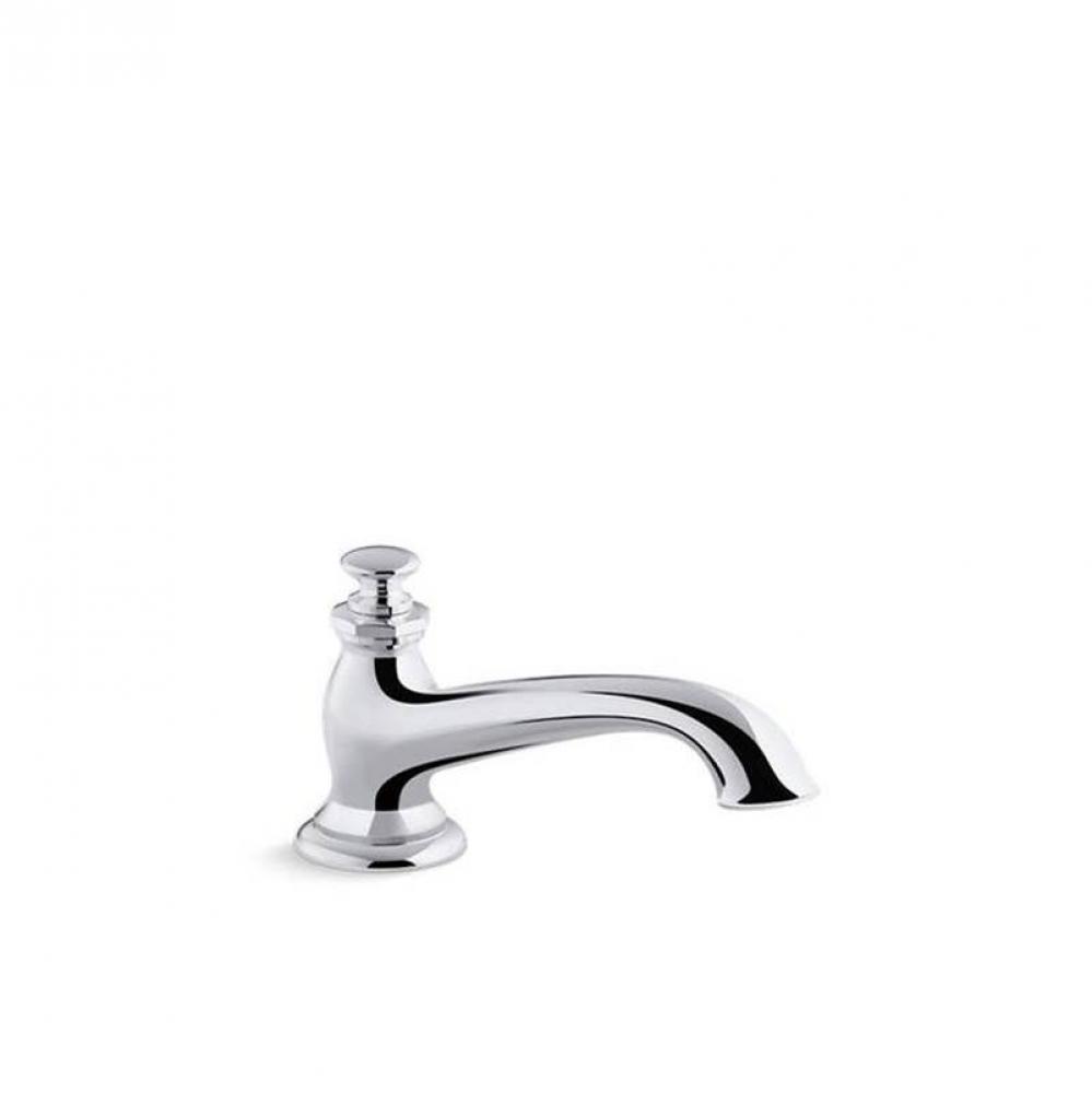 Artifacts® Deck-mount bath spout with flare design