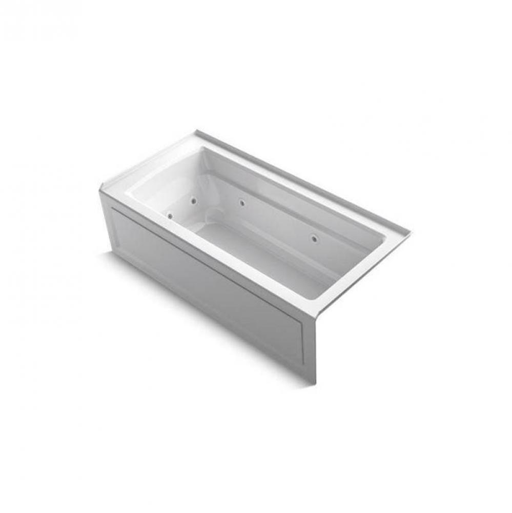 Archer® 66'' x 32'' alcove whirlpool, right drain