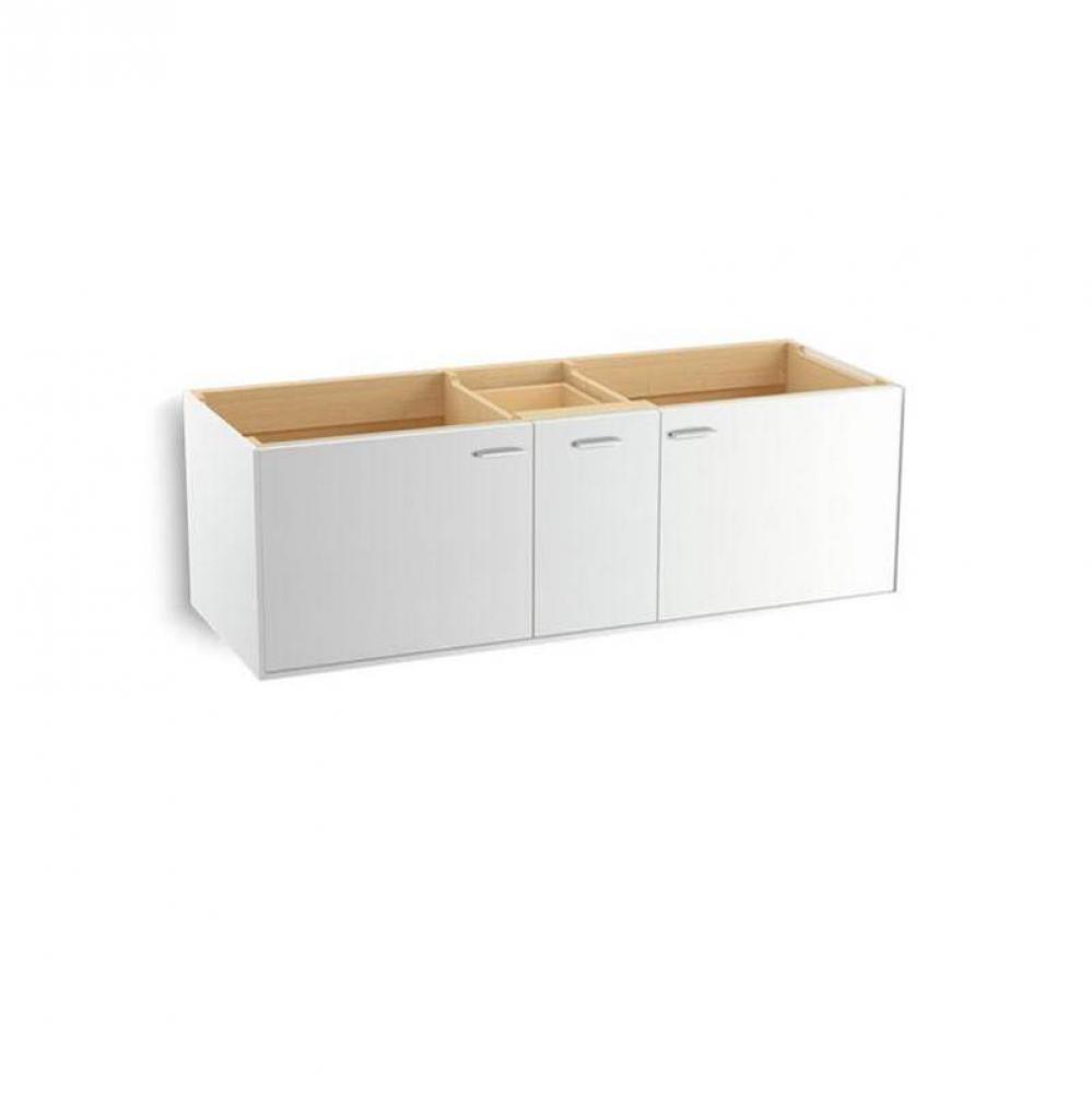 Jute® 60'' wall-hung bathroom vanity cabinet