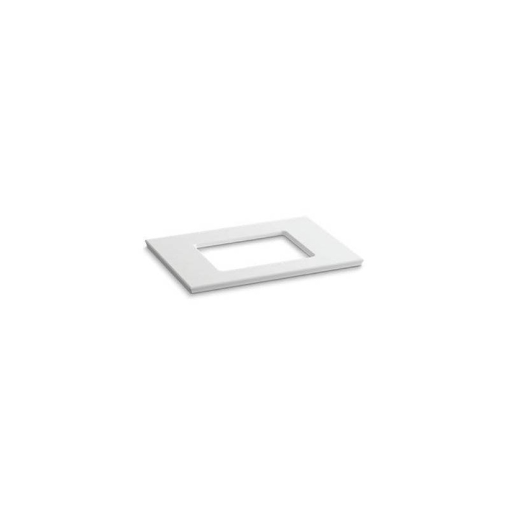 Solid/Expressions® 31'' vanity-top with single Verticyl® rectangular cutout