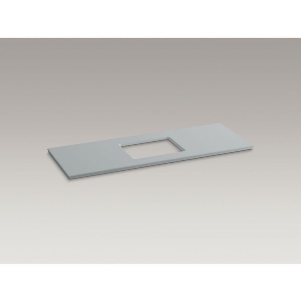 Solid/Expressions® 61'' vanity-top with single Verticyl® rectangular cutout