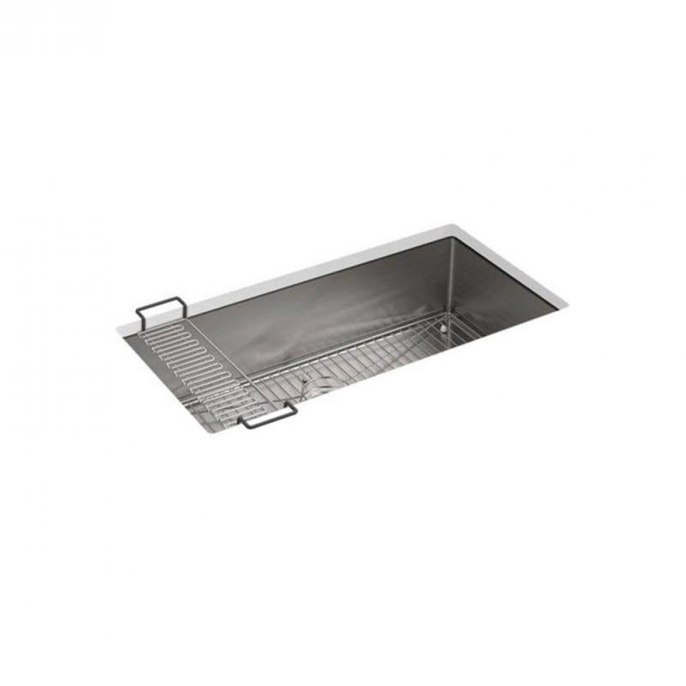 Strive® 35'' undermount single-bowl kitchen sink