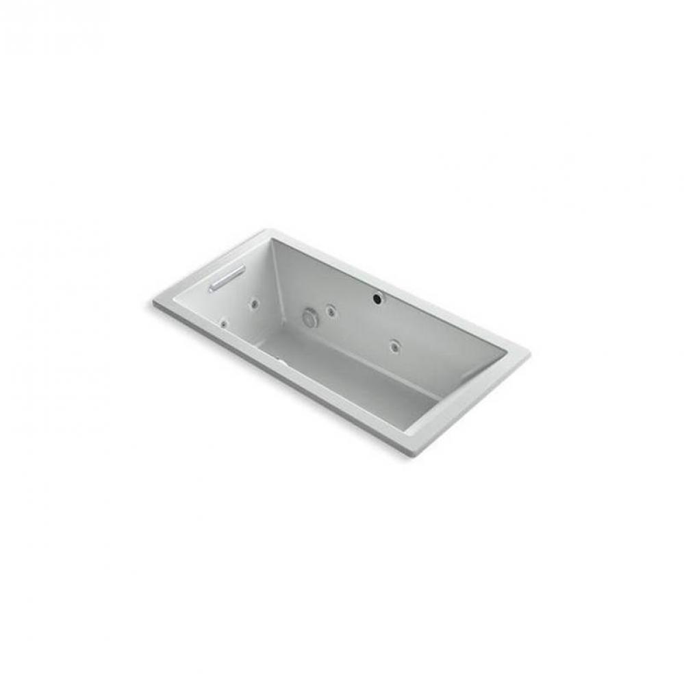 Underscore® 60'' x 30'' drop-in Heated BubbleMassage™ air bath with whi