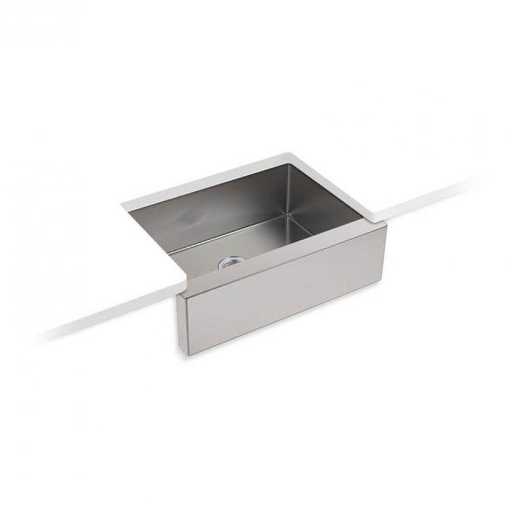 Strive® 29-1/2'' undermount single-bowl farmhouse kitchen sink