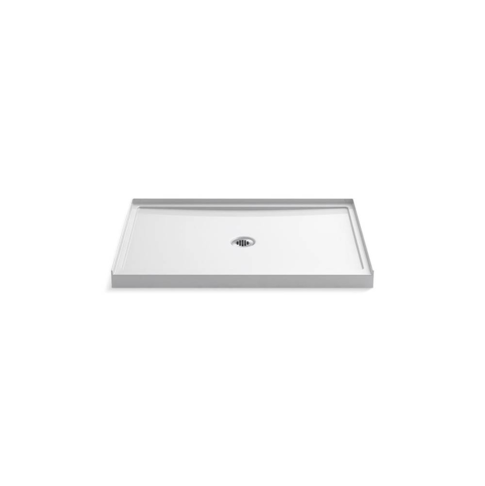 Rely® 48'' x 34'' alcove shower base, center drain