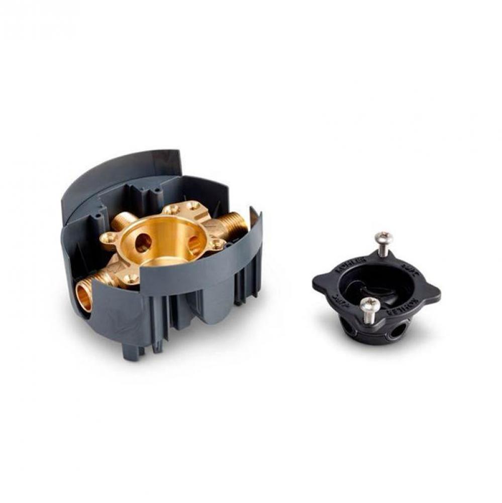 Rite-Temp® Valve body rough-in with universal inlets