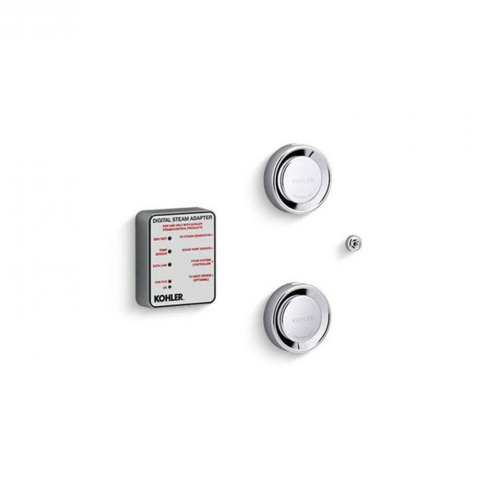 Invigoration® Series Tandem digital steam adapter kit