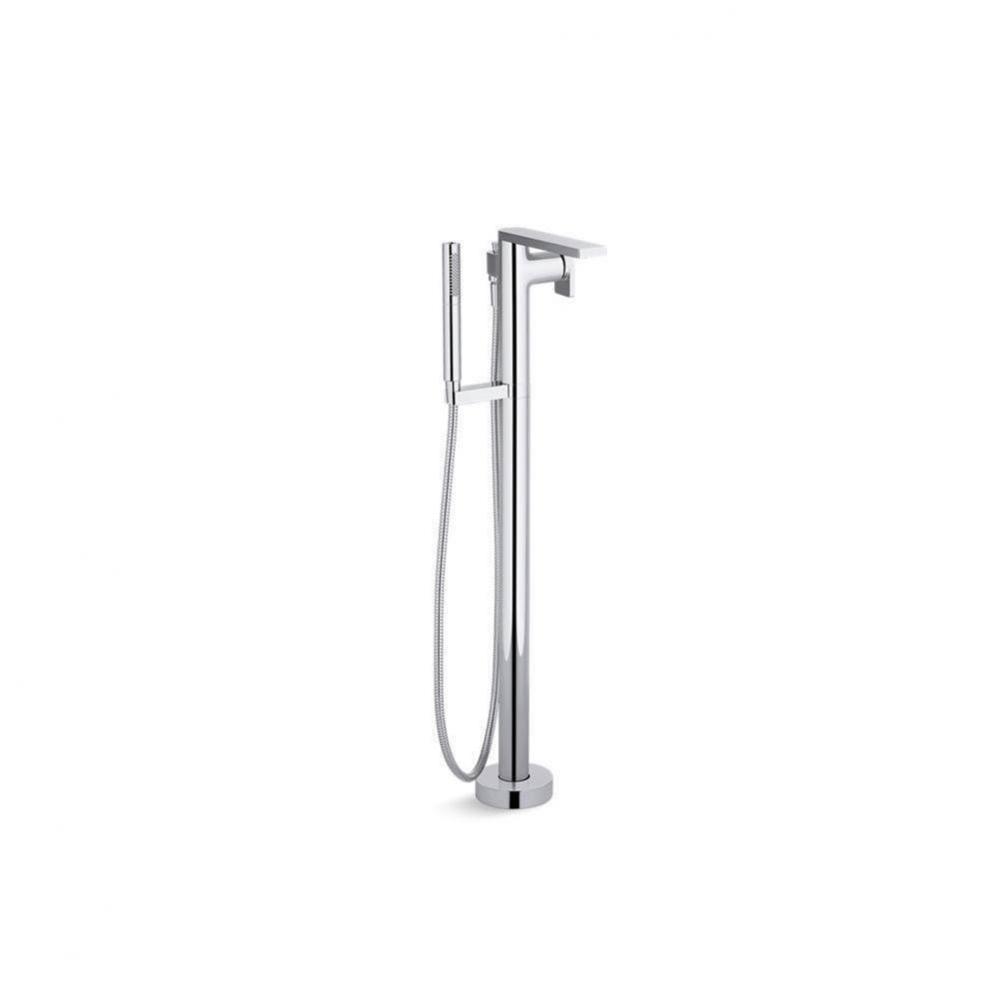 Composed® Floor-mount bath filler trim with handshower