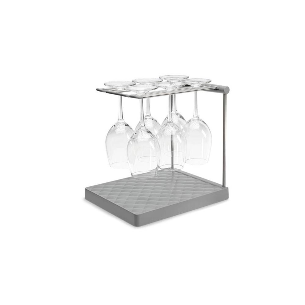 Wine glass drying rack