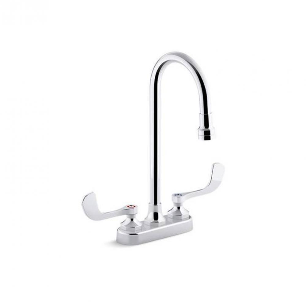 Triton® Bowe® 1.0 gpm centerset bathroom sink faucet with aerated flow, gooseneck spout