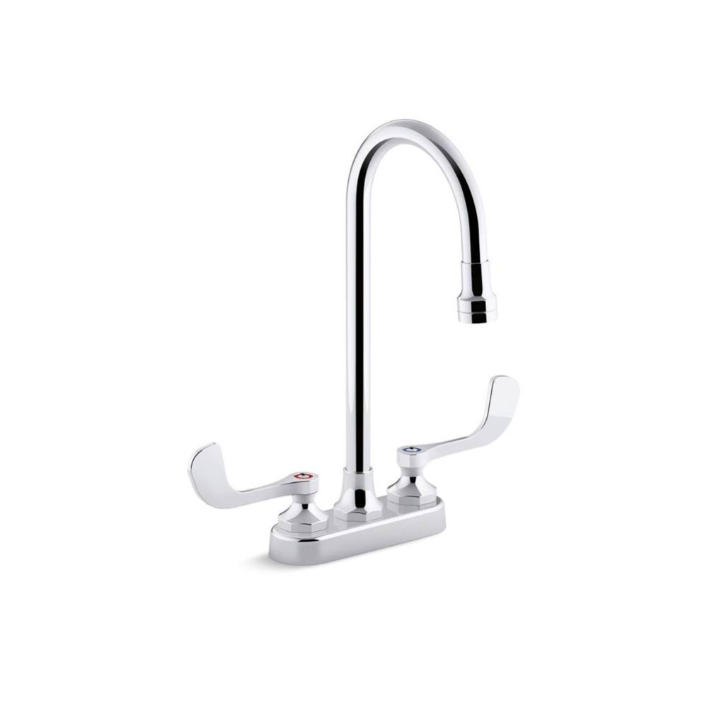 Triton® Bowe® 0.5 gpm centerset bathroom sink faucet with aerated flow, gooseneck spout