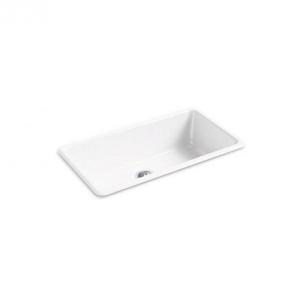 Iron/Tones® 33'' top-/undermount single-bowl kitchen sink