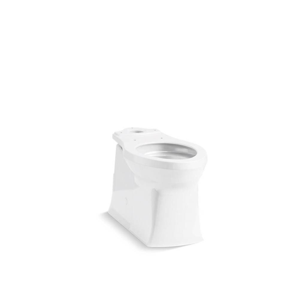 Corbelle® Elongated toilet bowl with skirted trapway