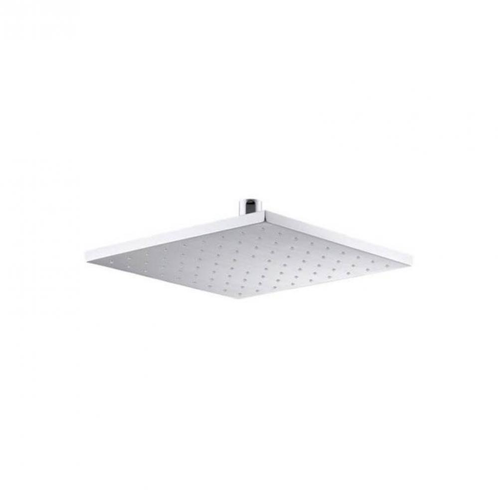 Contemporary Square 10'' single-function rainhead, 1.75 gpm