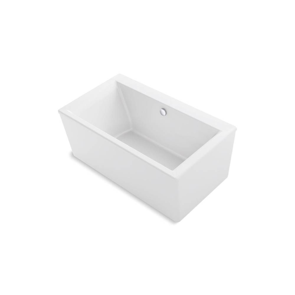 Stargaze® 60'' x 34'' freestanding bath with straight shroud