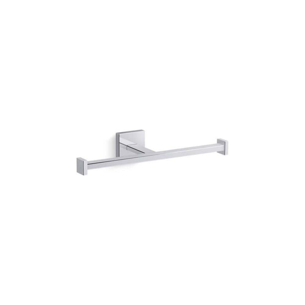 Square Double toilet paper holder