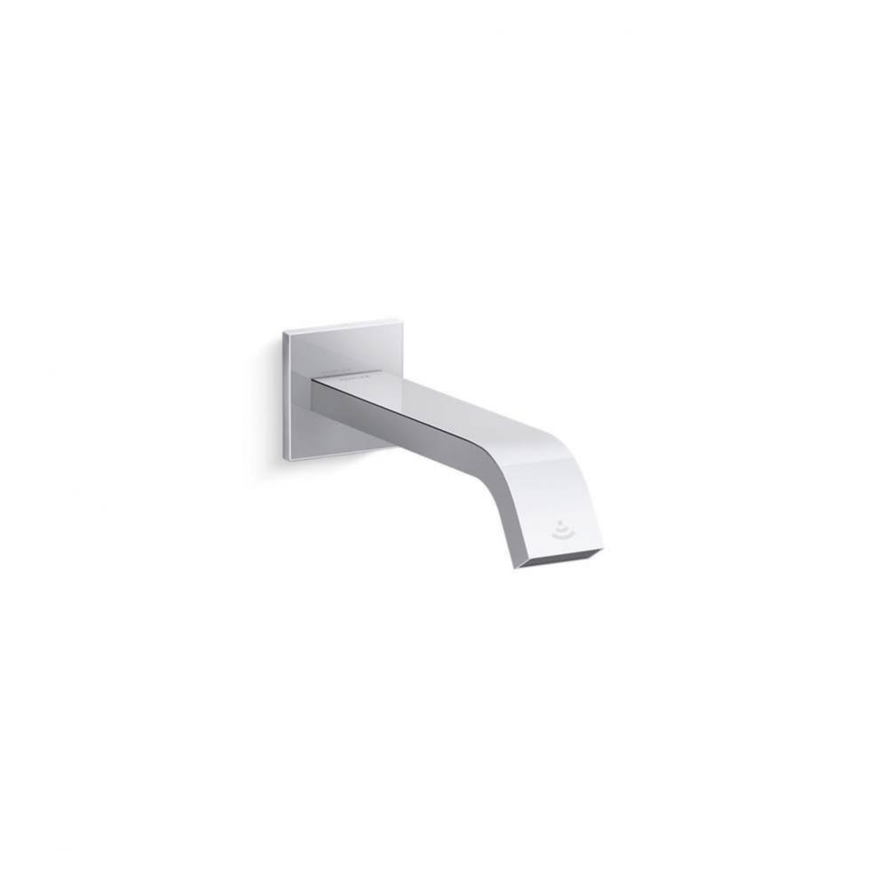 Loure® Wall-mount touchless faucet with Kinesis® sensor technology, Hybrid-powered