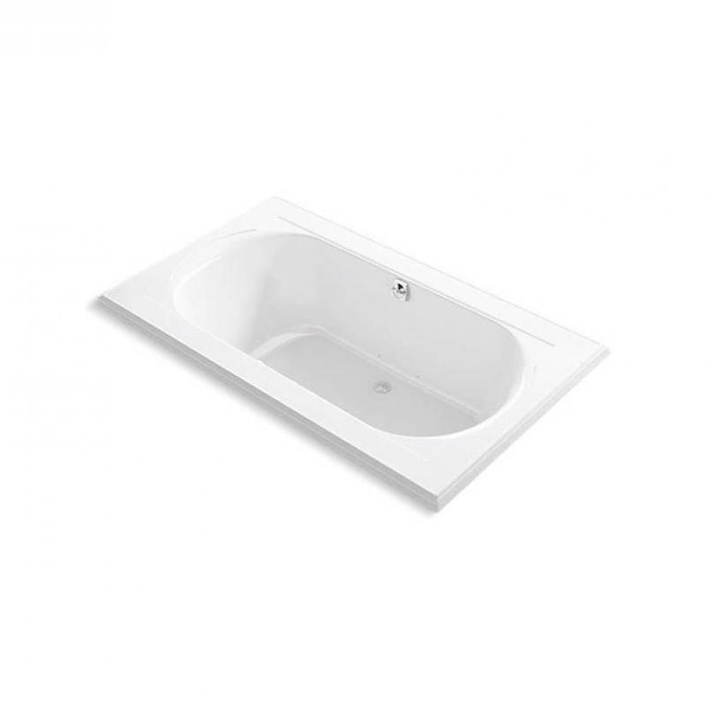 Memoirs® 72'' x 42'' drop-in Heated BubbleMassage™ air bath with Bask&#