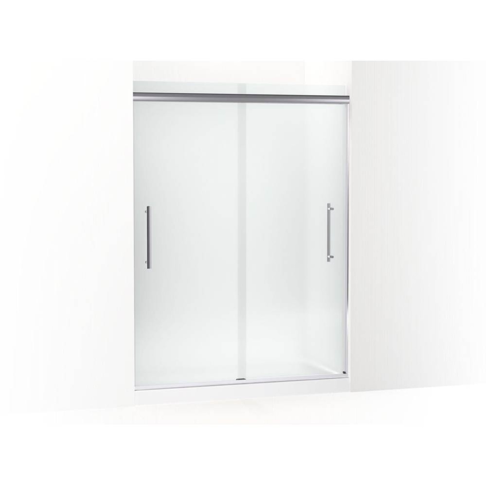 Pleat® Frameless sliding shower door, 79-1/16'' H x 54-5/8 - 59-5/8'' W,