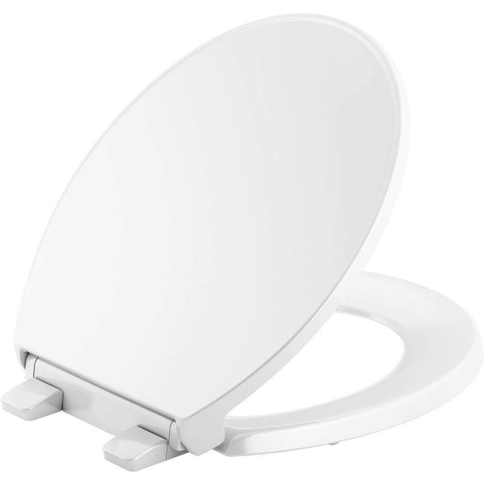 Border® ReadyLatch® Quiet-Close™ round-front toilet seat with antimicrobial agent