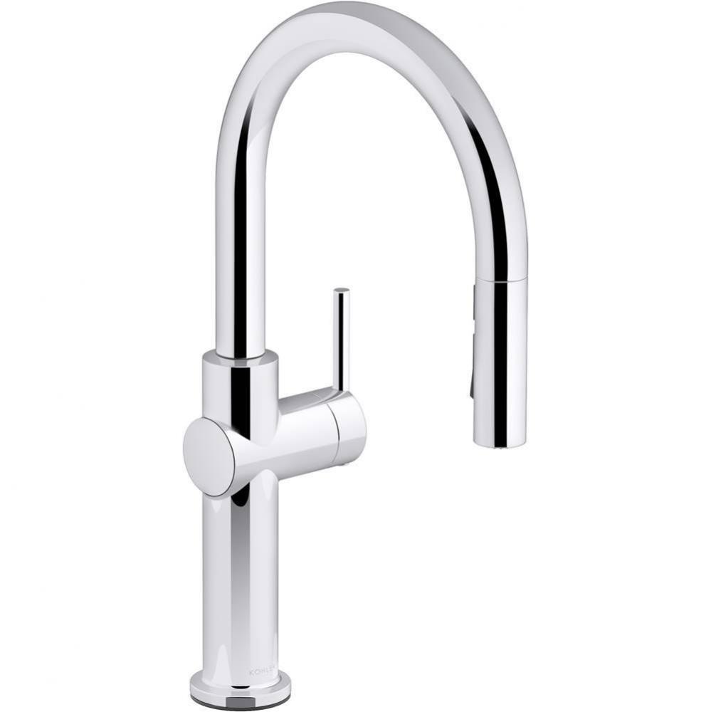 Crue® Pull-down kitchen sink faucet with three-function sprayhead