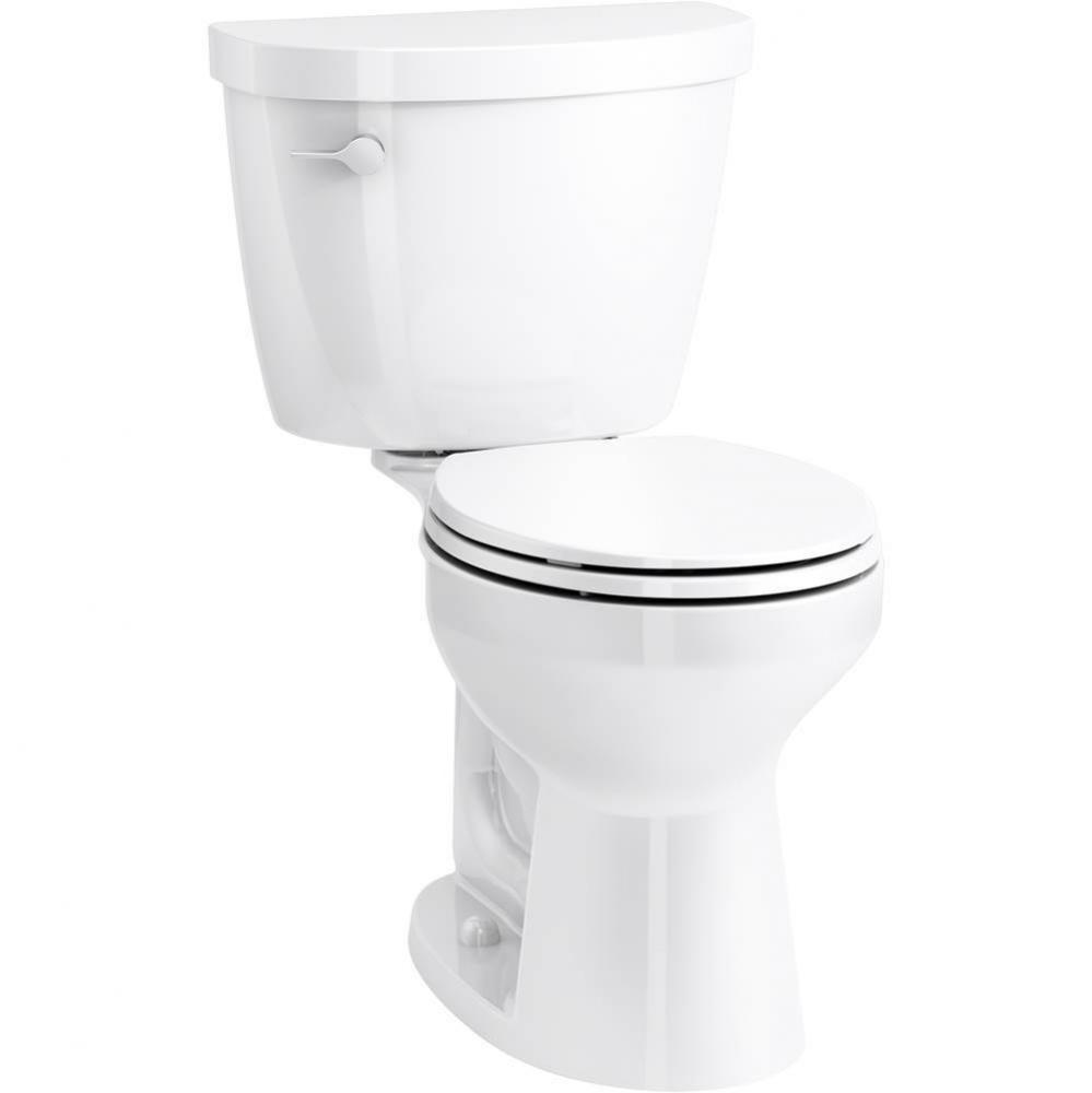 Cimarron® ContinuousClean ST two-piece round-front toilet, 1.28 gpf