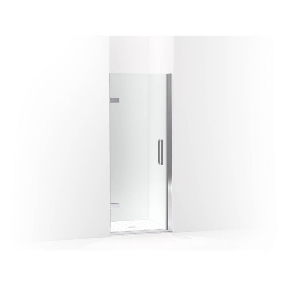 Composed™ Frameless pivot shower door, 71-5/8'' H x 29-5/8 - 30-3/8'' W, wit