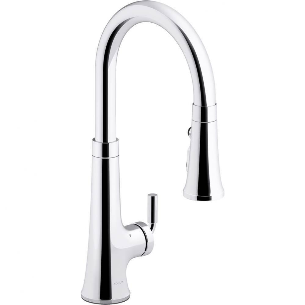 Tone® Touchless pull-down kitchen sink faucet with three-function sprayhead