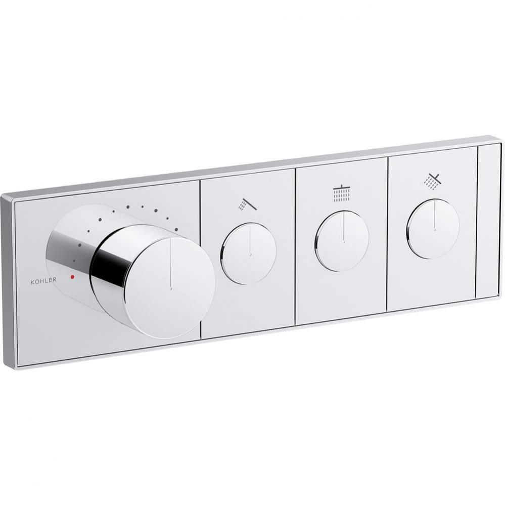 Anthem® Three-outlet recessed mechanical thermostatic valve control