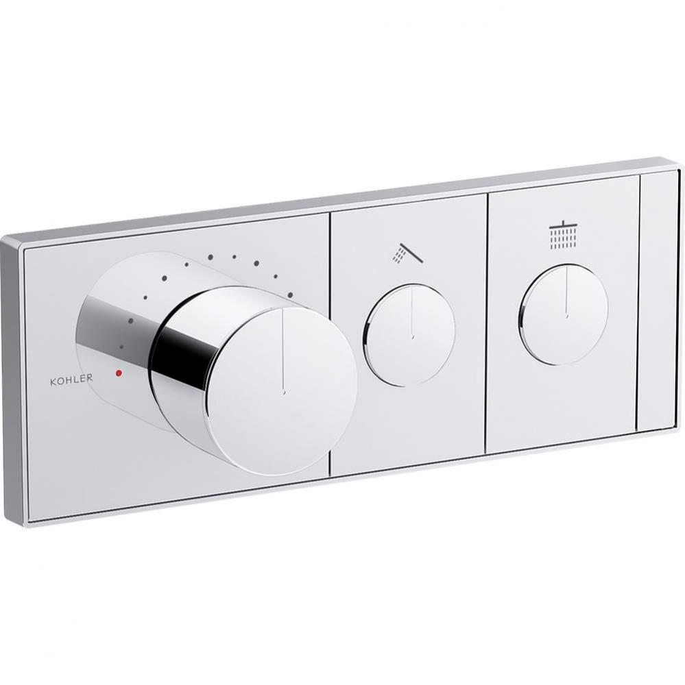 Anthem® Two-outlet recessed mechanical thermostatic valve control