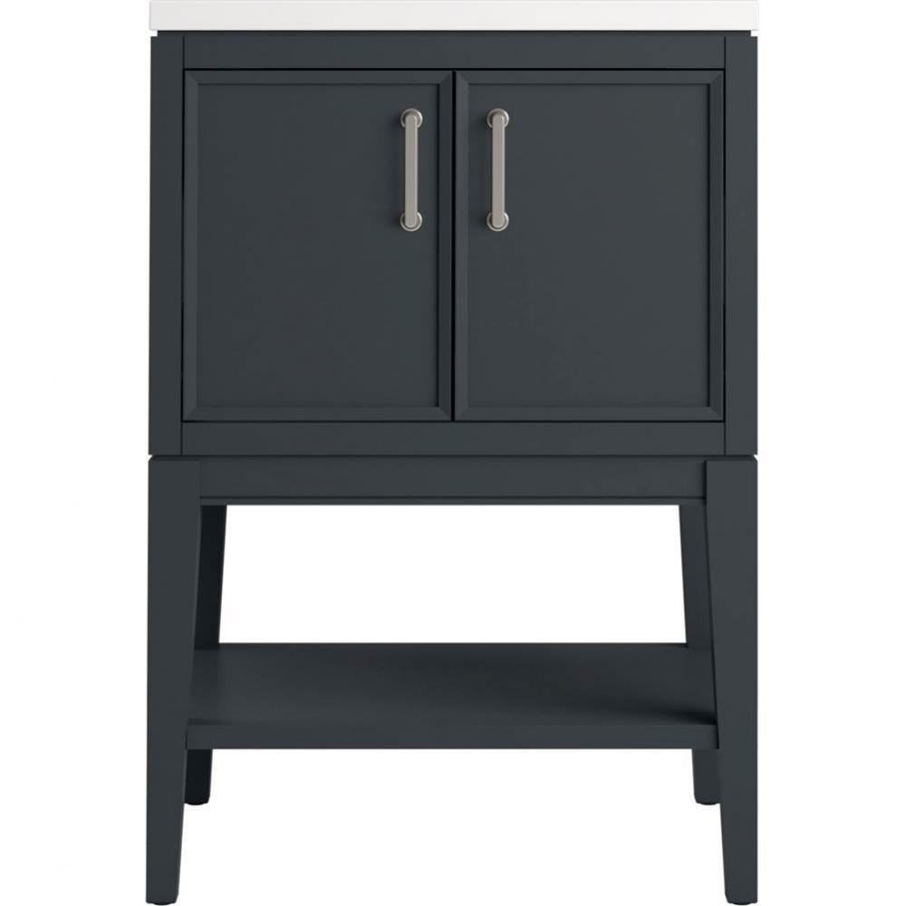 Winnow® 24'' bathroom vanity cabinet with sink and quartz top