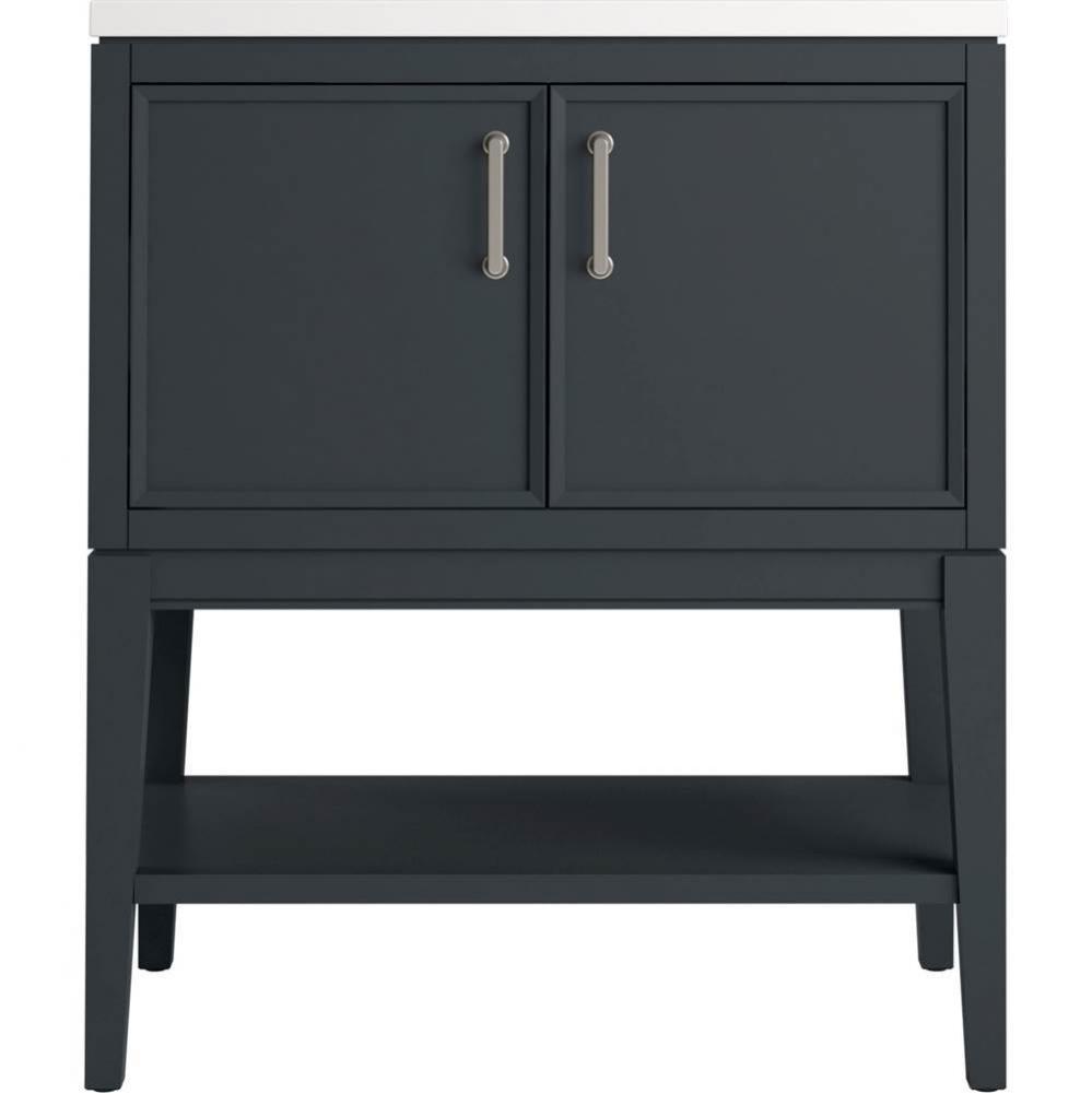 Winnow® 30'' bathroom vanity cabinet with sink and quartz top