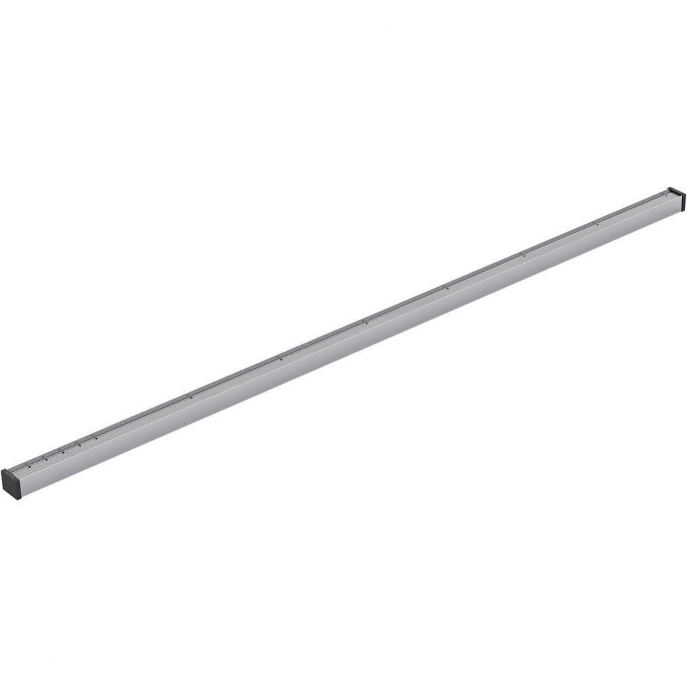 1-1/4'' x 48'' linear drain grate with tile-in panel