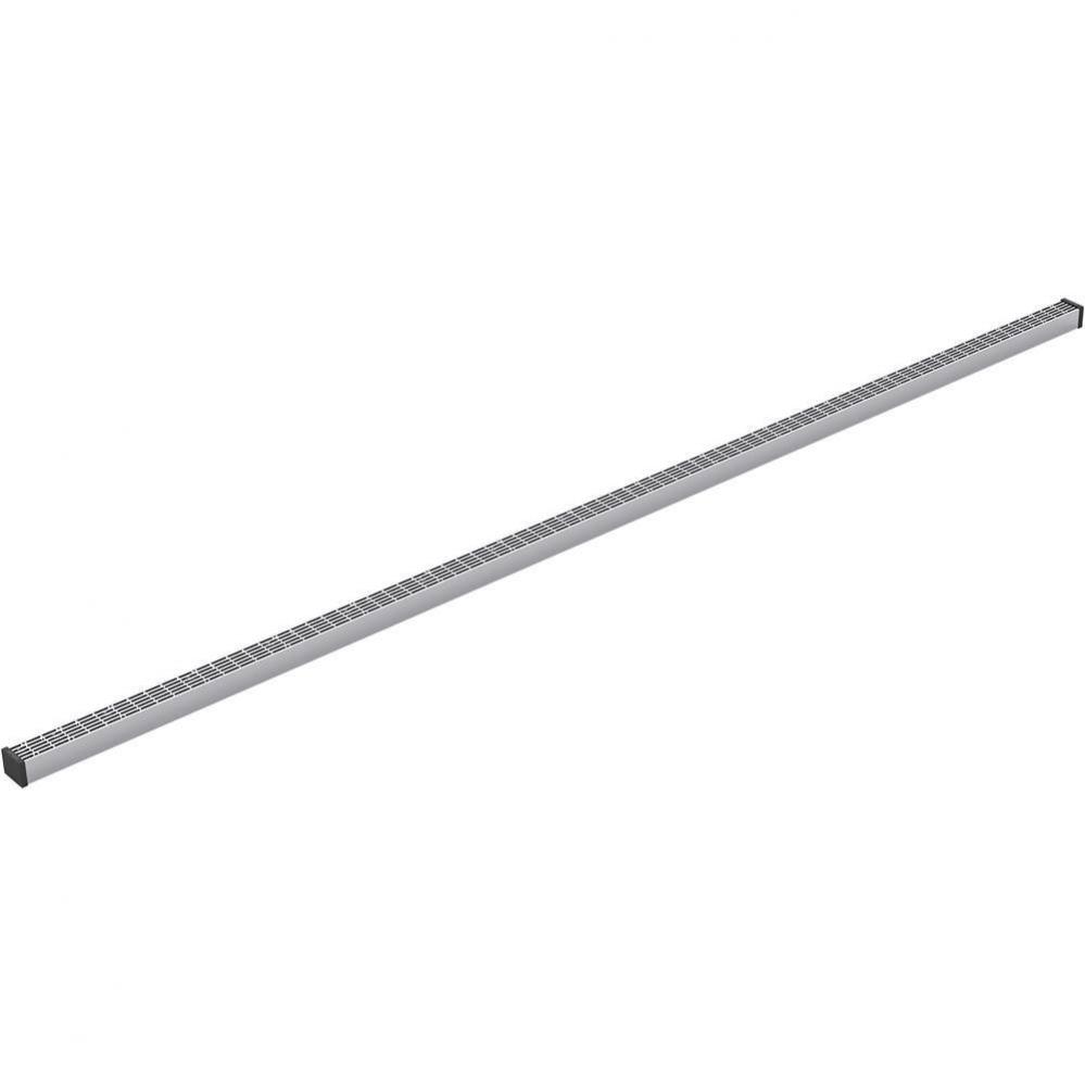 1-1/4'' x 60'' linear drain grate with lattice pattern