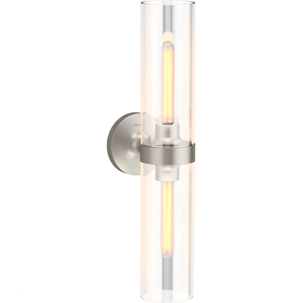 Purist® Two-light sconce