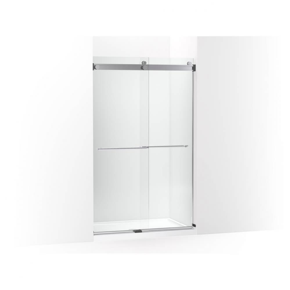 Levity® Plus Frameless sliding shower door, 77-9/16'' H x 44-5/8 - 47-5/8'&apo