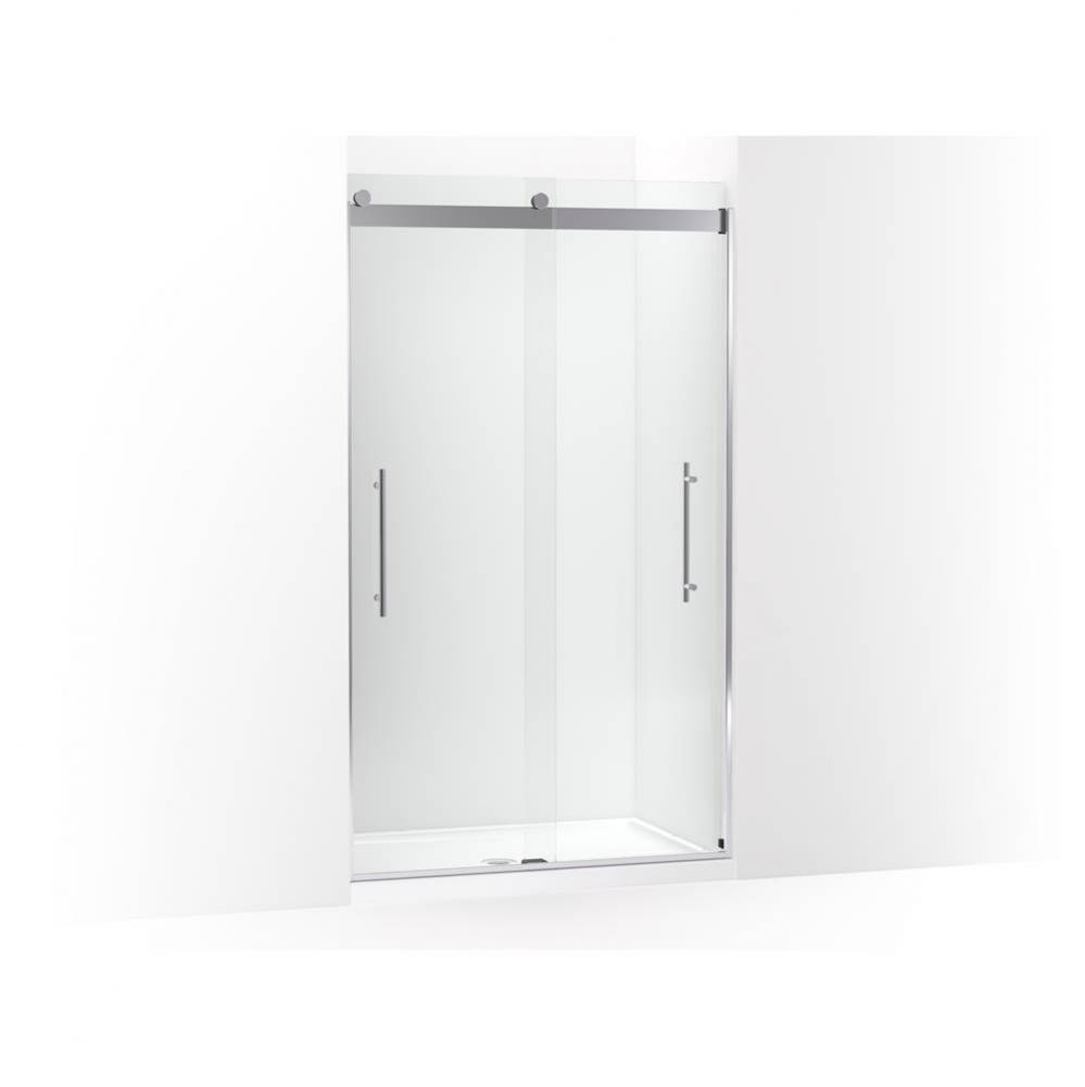 Levity® Plus Frameless sliding shower door, 81-5/8'' H x 44-5/8 - 47-5/8'&apos