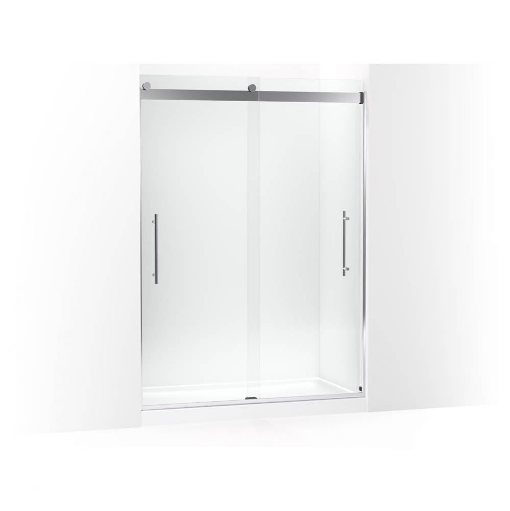 Levity® Plus Frameless sliding shower door, 81-5/8'' H x 56-5/8 - 59-5/8'&apos