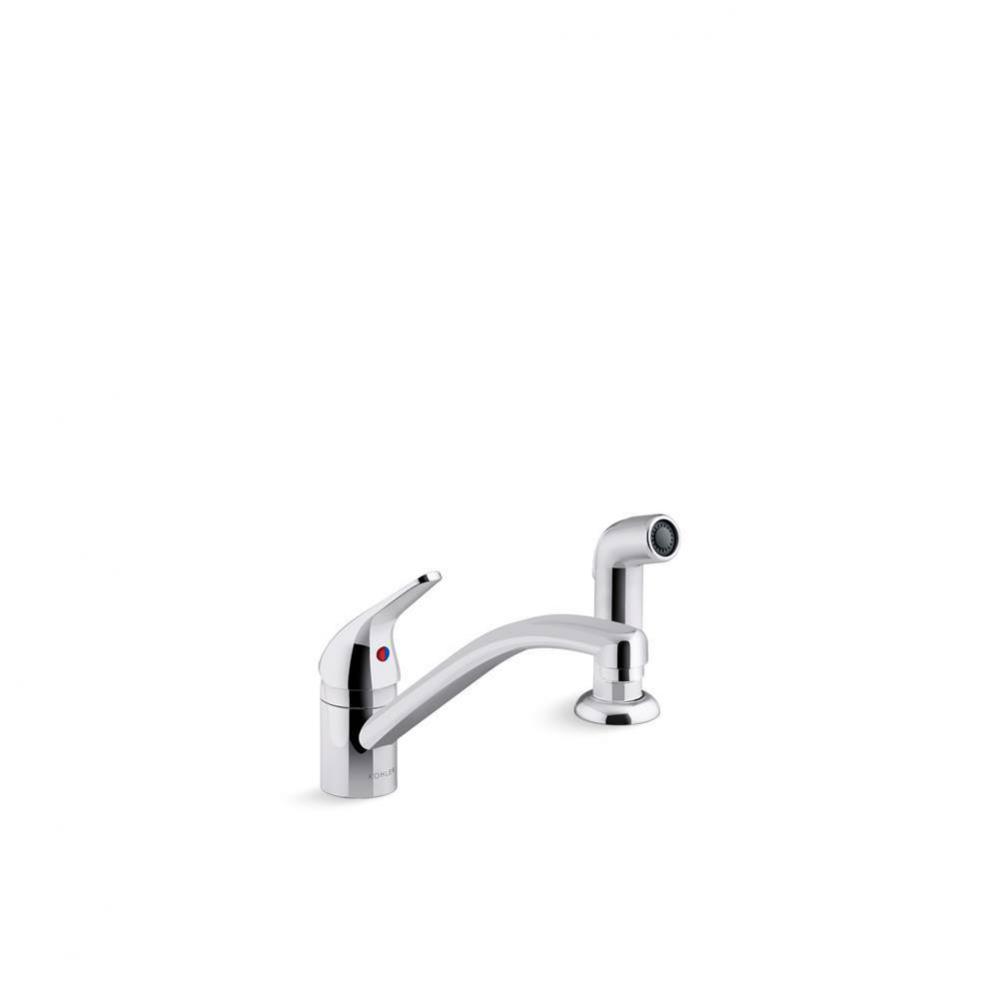 Jolt® Single-handle kitchen sink faucet with side sprayer